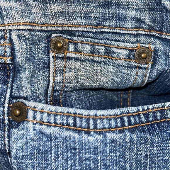 Vintage Dolce& Gabbana jeans womens size 30 Y2K straight wide legs Made in Italy - Picture 12 of 13